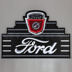 ART DECO MARQUEE FORD LED FLEX NEON SIGN
