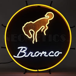 FORD BRONCO NEON SIGN WITH BACKING