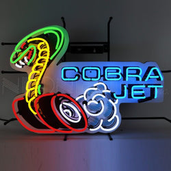 FORD COBRA JET NEON SIGN WITH BACKING