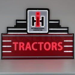 ART DECO MARQUEE IH TRACTOR LED FLEX NEON SIGN