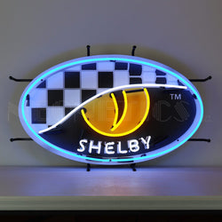 SHELBY SNAKE EYE NEON SIGN WITH BACKING