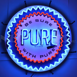 pure gasoline neon sign