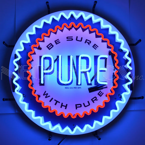 pure gasoline neon sign