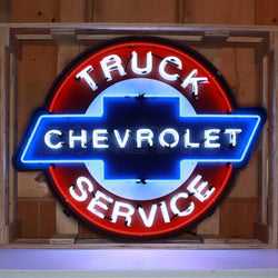 CHEVY TRUCK SERVICE IN STEEL CAN