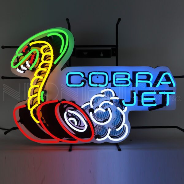 FORD COBRA JET NEON SIGN WITH BACKING – Neon Warehouse