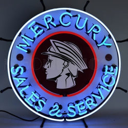 FORD MERCURY SALES AND SERVICE NEON SIGN