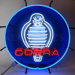 FORD COBRA NEON SIGN WITH BACKING