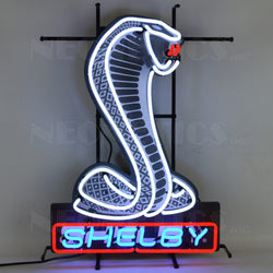 FORD SHELBY COBRA NEON SIGN WITH BACKING