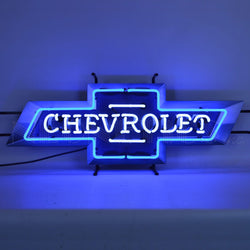 GM CHEVROLET BOWTIE NEON SIGN WITH BACKING